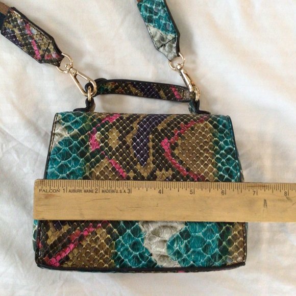 Urban Outfitters Faux Snakeskin Multi-color Mini Bag - Picture 9 of 11